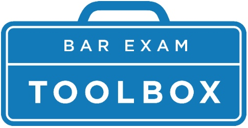 Bar Exam Toolbox Recommends Lean Sheets